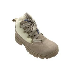 Timberland Women's White Ledge Snow Boot Light Beige/Suede - Medium